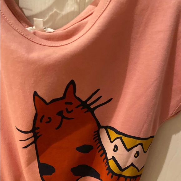 Oeuf Rose Cat Jersey Dress - Picture 3 of 3